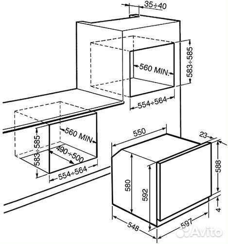 Многофункциональный духовой шкаф Smeg SFP750