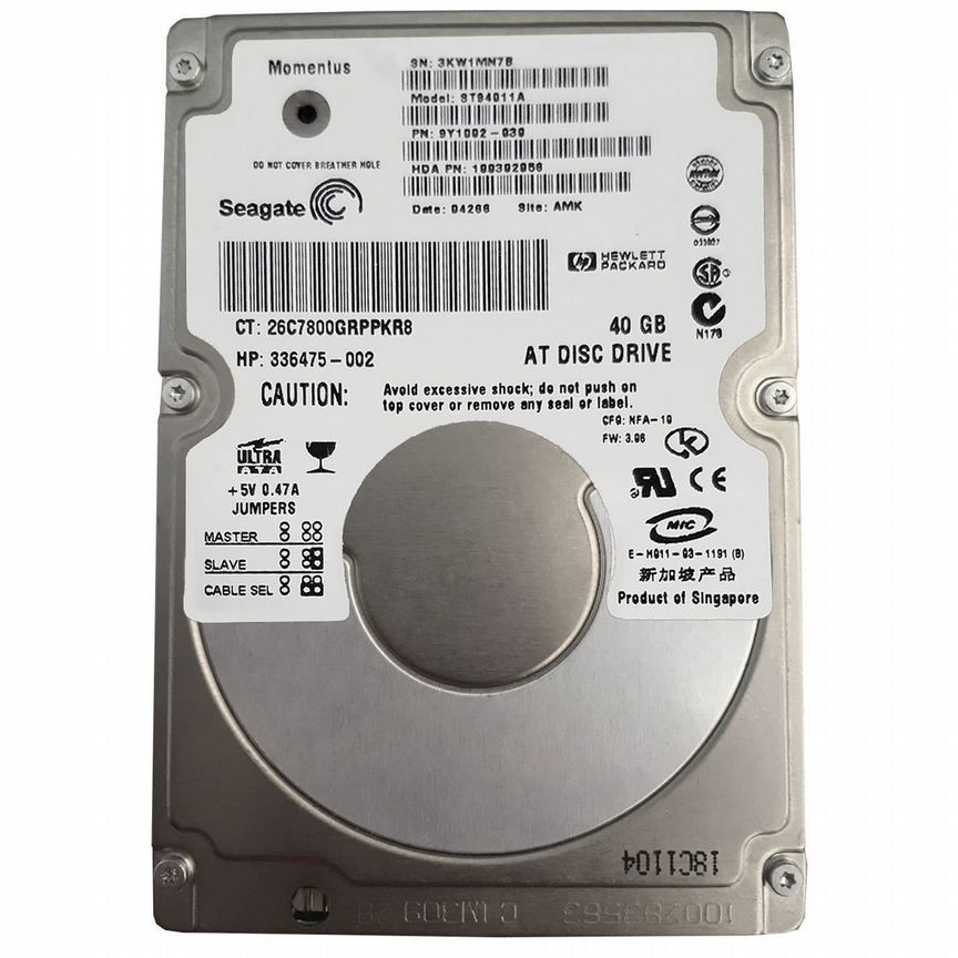 [ST94011A] Жесткий Диск Seagate 40gb Ide 2,5" St94011a