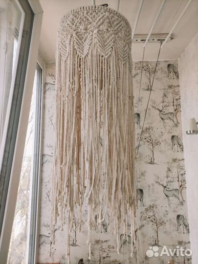 Панно, люстры, подвесы макраме / бохо стиль