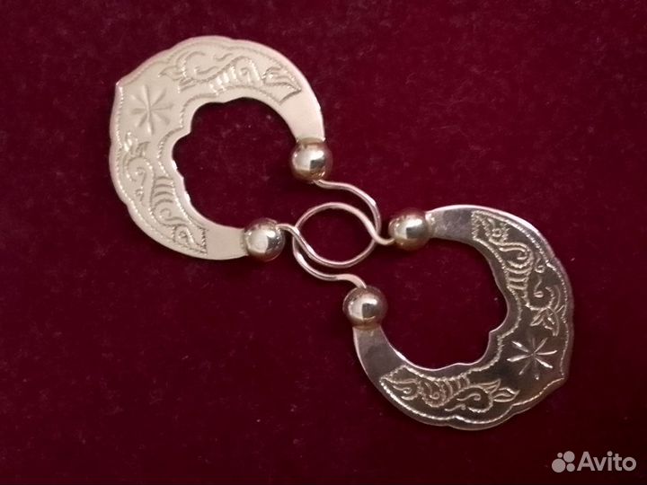 Золотые серьги 583 СССР