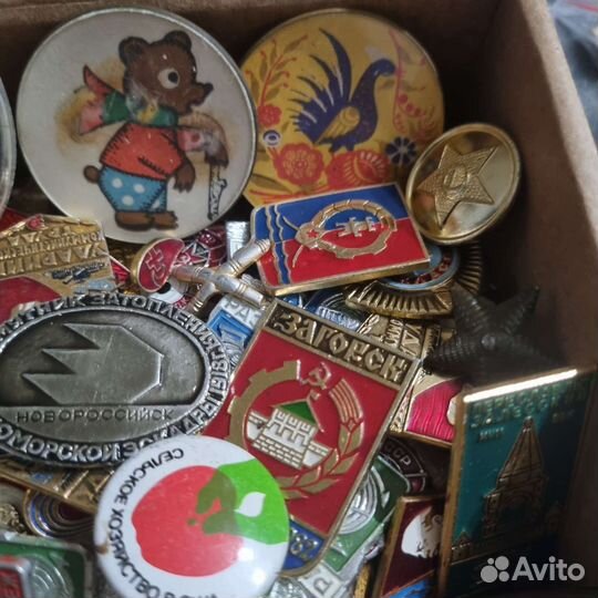 Значки СССР больше 100 штук (описание)