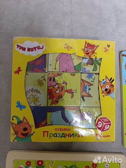 Кубики и пазлы детские
