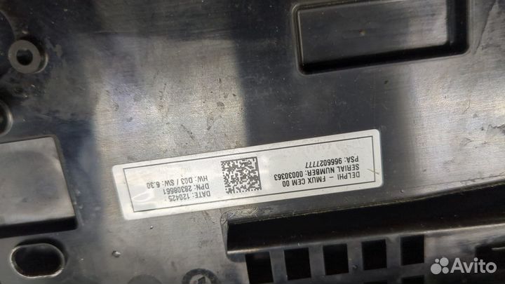 Переключатель отопителя Citroen DS4, 2012