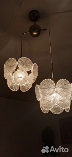 Хрустальная люстра одуванчик СССР