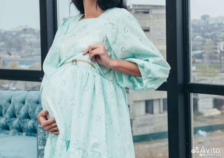 Платье для беременных и кормящих