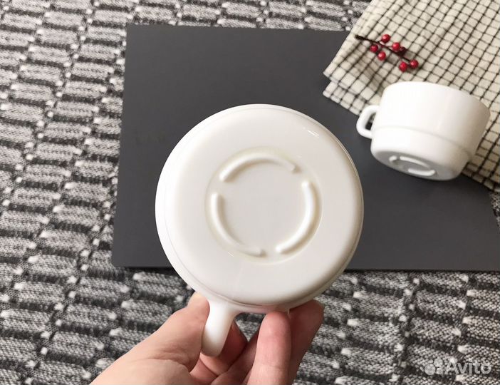 Чайные чашки белые бу
