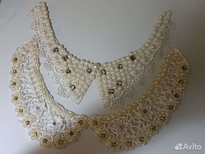 Воротнички ручной работы и пряжки для ремня