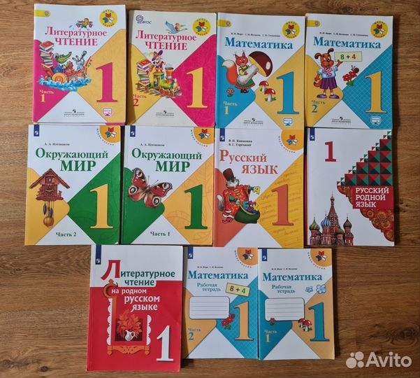 Учебники 1 класс школа россии