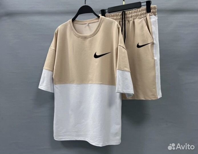 Двухцветный костюм мужской nike