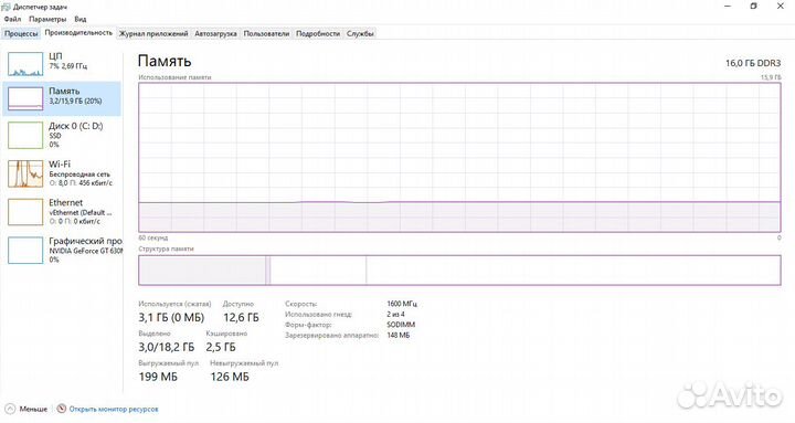 Acer (Intel Core i7-2670,3.1 GHz, 16 гб озу)