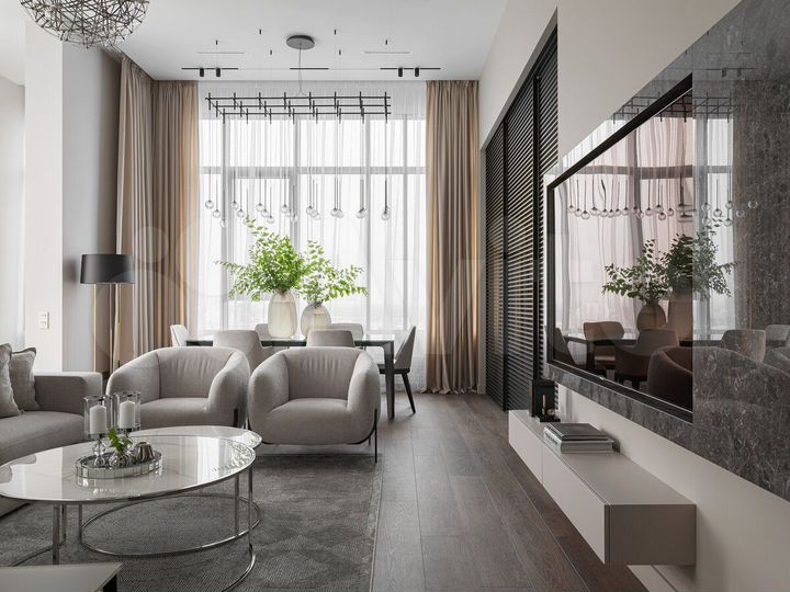 2-к. квартира, 56,7 м², 3/19 эт.