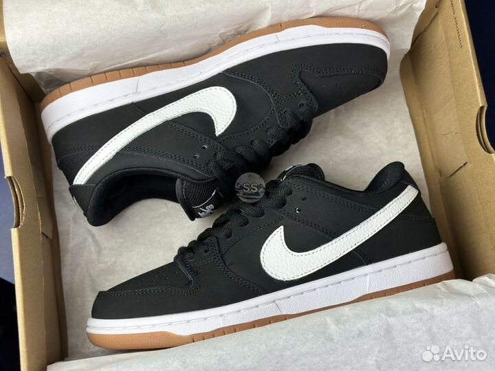 Кроссовки Nike sb dunk low pro Black gum