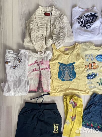 Вещи пакетом на девочку 104