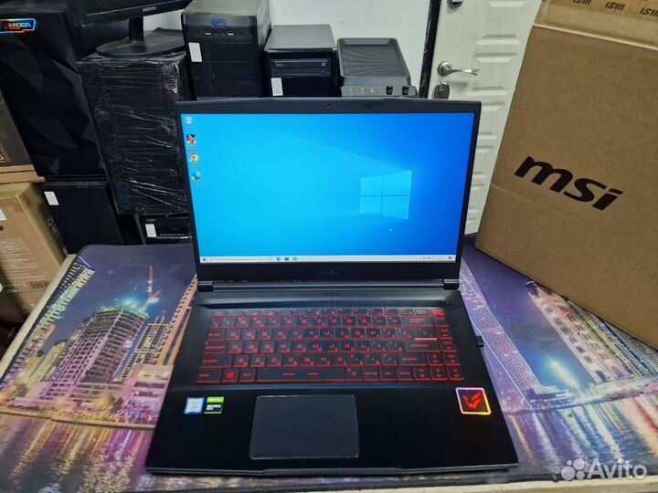 Новый Msi Katana i5-9300H 16gb SSD+HDD GTX1650 4gb