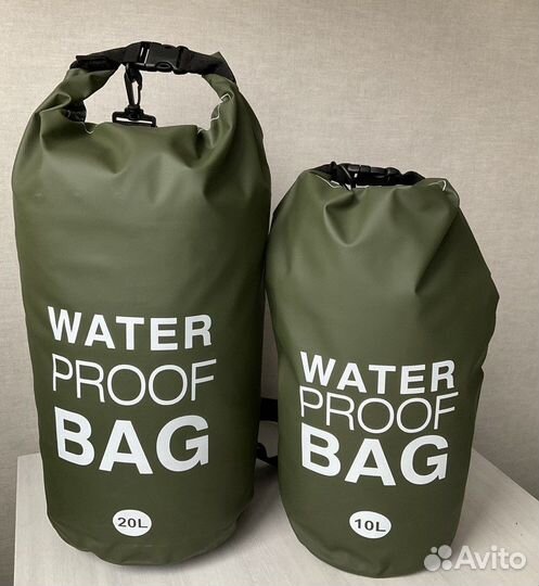 Гермоюкзак с плечевым ремнем, 20 л, разные цвета