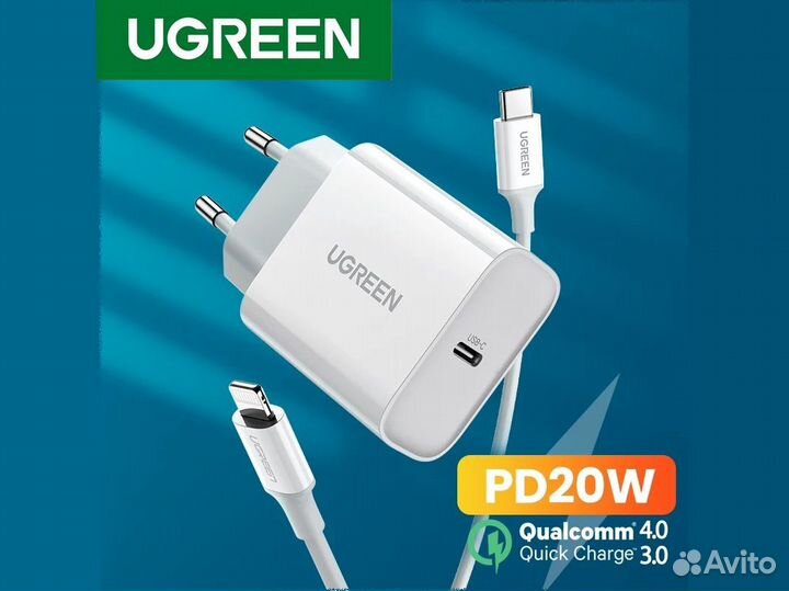 20W для iPhone / Google Pixel / Ugreen оригинал
