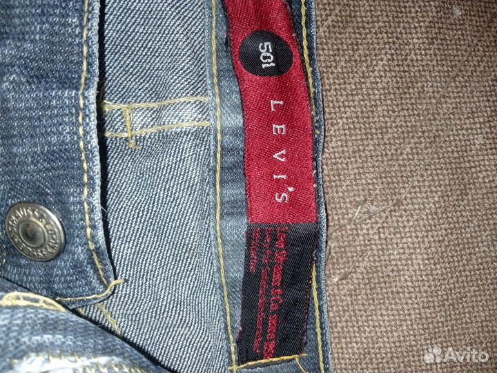 Джинсовые шорты levis501