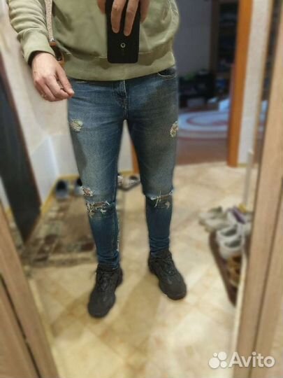 Джинсы pull and bear super skinny