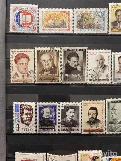 Почтовые марки СССР, 1960, 61 и 63 годы