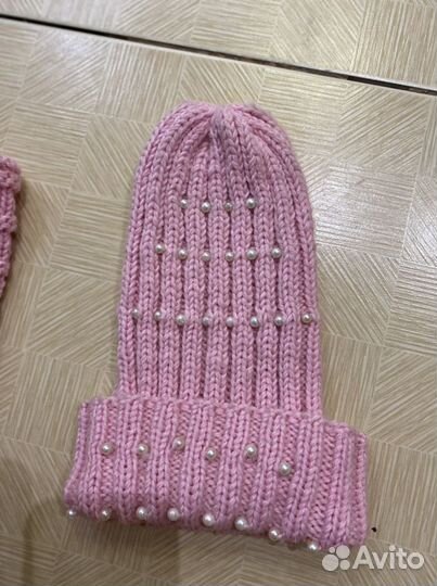 Комплект шапка и снуд