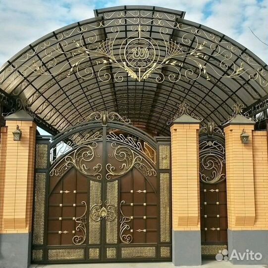 Ворота,навесы,перила,козырки
