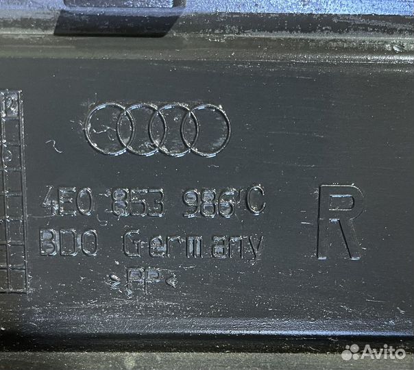 Накладка на порог Audi A8 4E