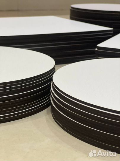 Подложки для торта Сатин, Фанера 3мм 6мм