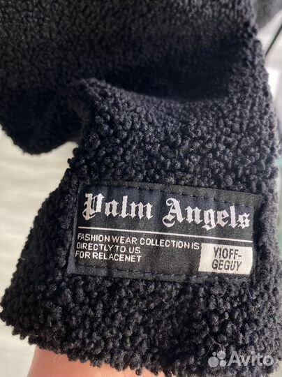 Куртка palm angels двухсторонняя барашка