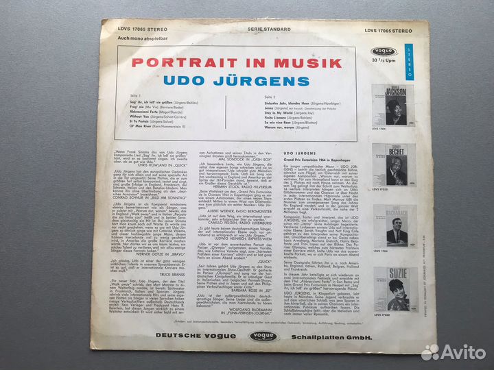 Udo Jürgens (2LP + single)