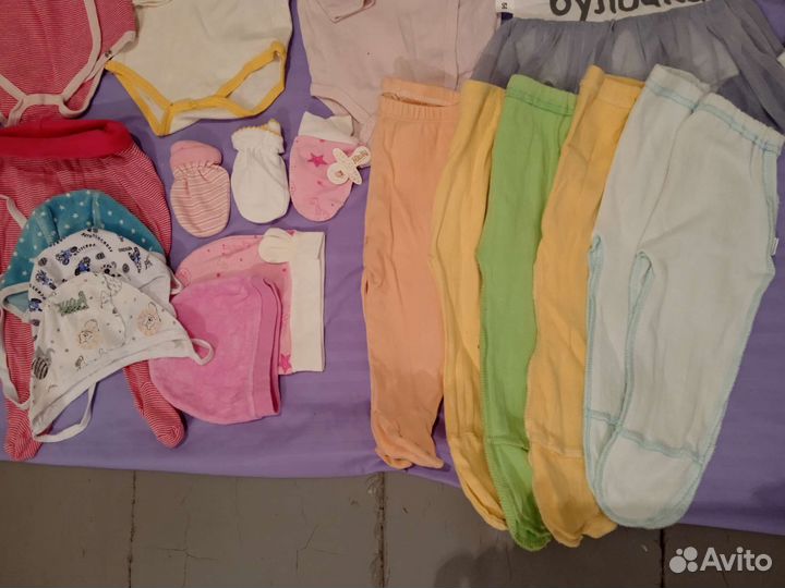 Вещи для новорожденной девочки пакетом (0-3 мес)