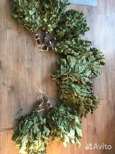 Дубовые берёзовые эвкалиптовые веники для бани