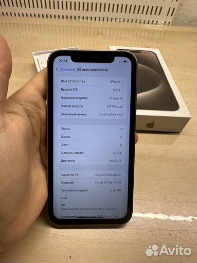 iPhone Xr в корпусе 15 pro 128 gb