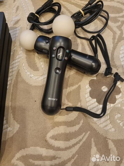 PlayStation VR (шлем, мувы) + наушники Platinum