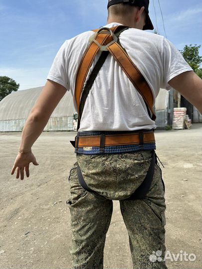 Система привязь пояс страховка