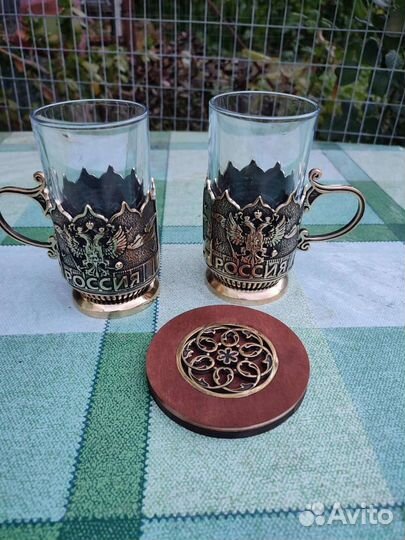 Подстаканник бронза ручная работа