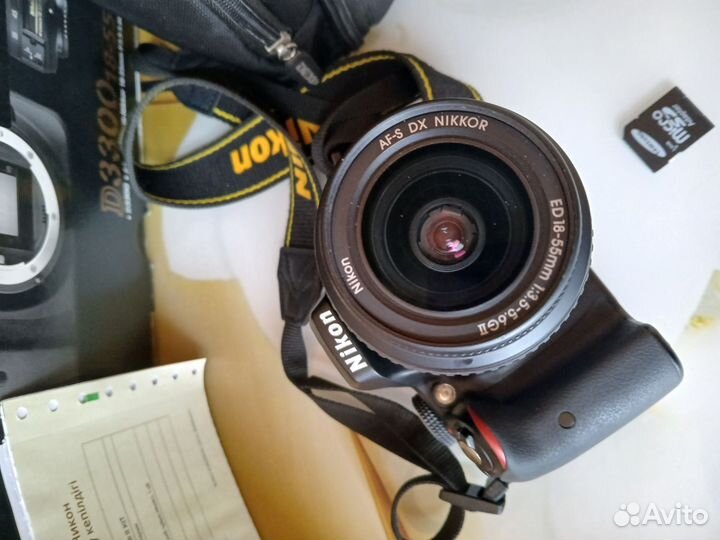 Зеркальный фотоаппарат nikon d3300 18 55