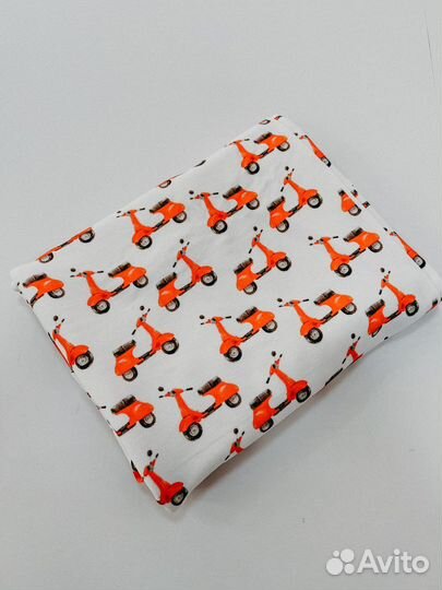 Отрез ткани трикотаж, вискоза, лен