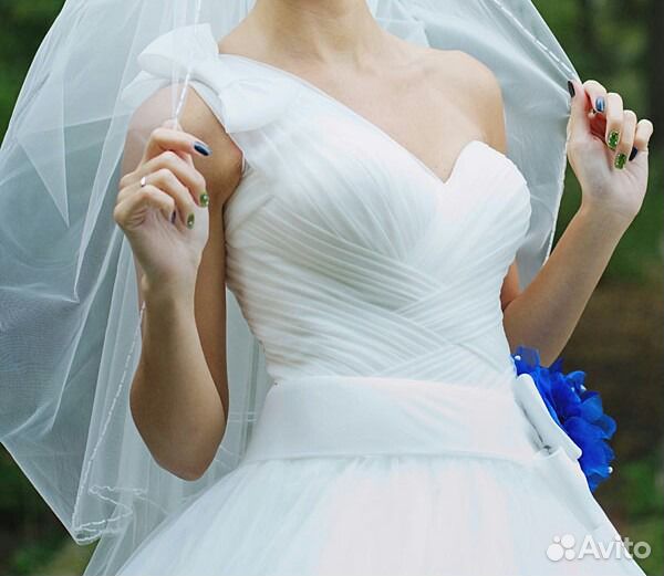 Пышное свадебное платье