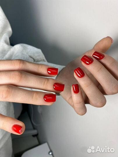 Маникюр покрытие гель лаком наращивание педикюр