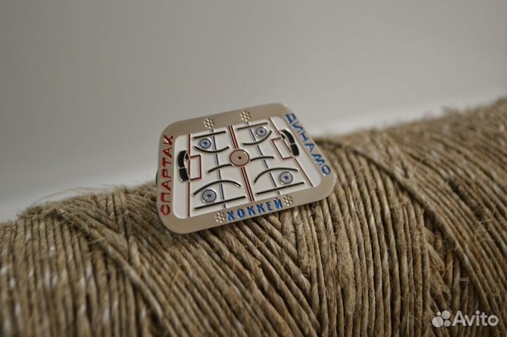 Значок хоккей (Спартак Х Динамо)