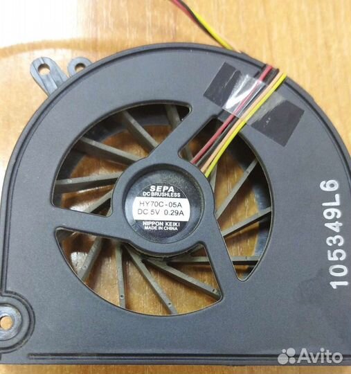 Вентилятор системы охлаждения для ноутбука