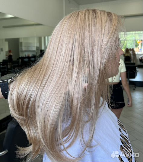 Сложное окрашивание волос (airtouch, шатуш)