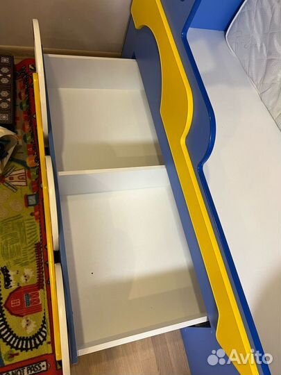 Кровать поезд детская