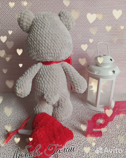 Мишутка-валентинка