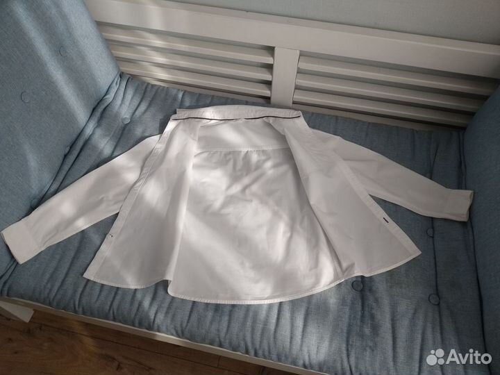 Рубашка mango 140 для мальчика белая