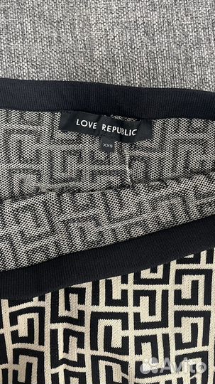 Юбка миди с вырезом до бедра Love Republic XXS