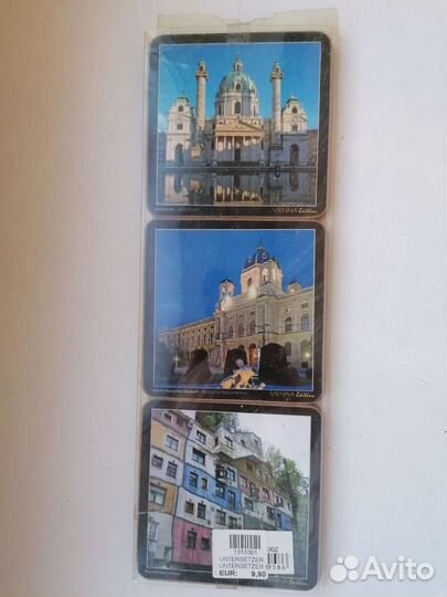 Пробковая подставка. Вена.набор 6шт