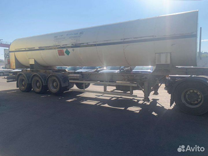 Полуприцеп химическая цистерна АвтоГазТранс ЦЖУ 18-2,0, 2008