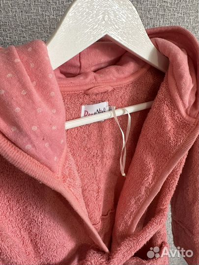 Халат махровый для девочки