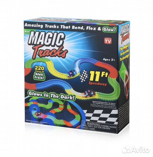 Гоночная трасса Magic-Tracks 440 деталей 2 машинки